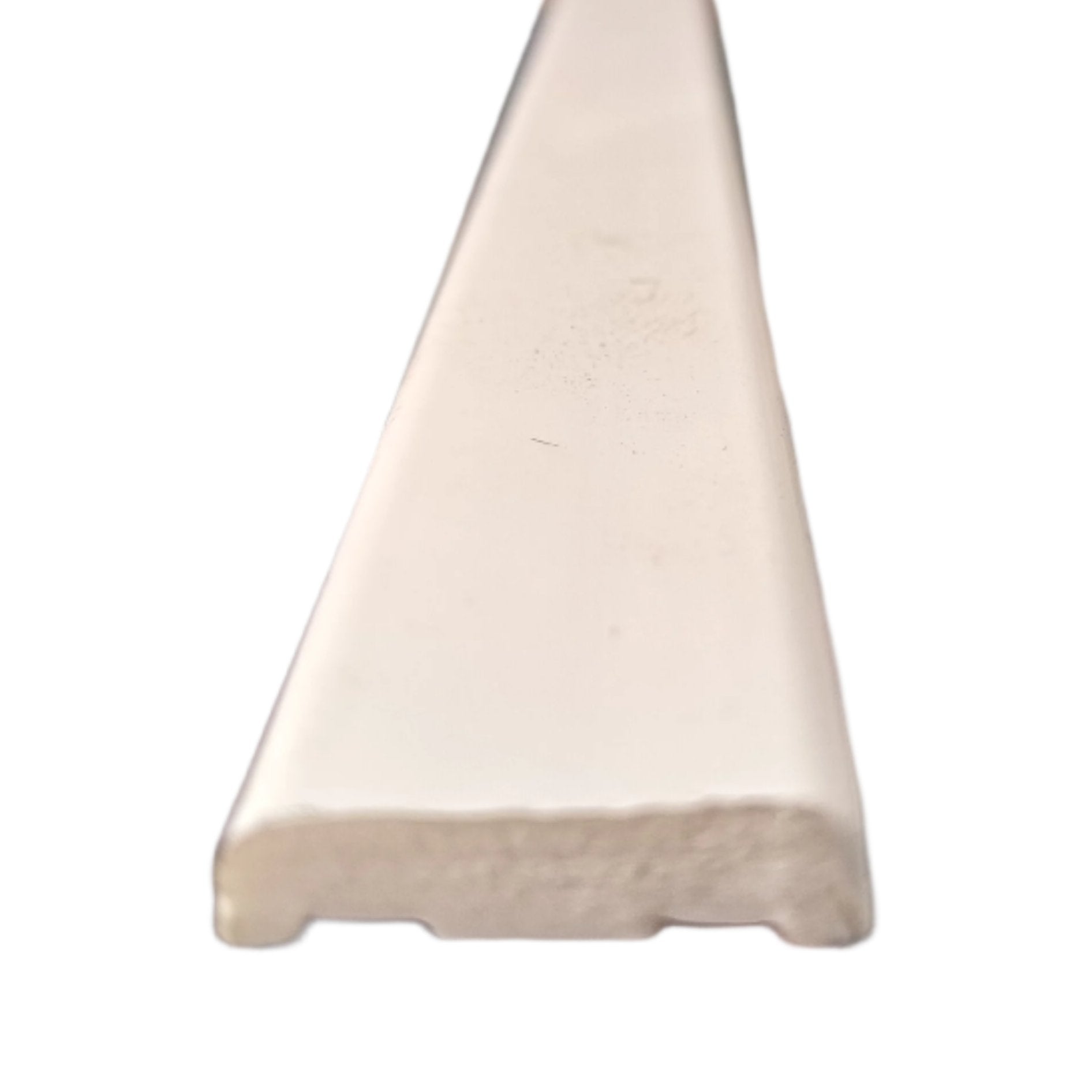 25mm D Section White UPVC Trim 5mtr Length