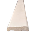 25mm D Section White UPVC Trim 5mtr Length