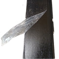 45mm x 6mm Black Woodgrain Foiled UPVC Trim 5mtr Length