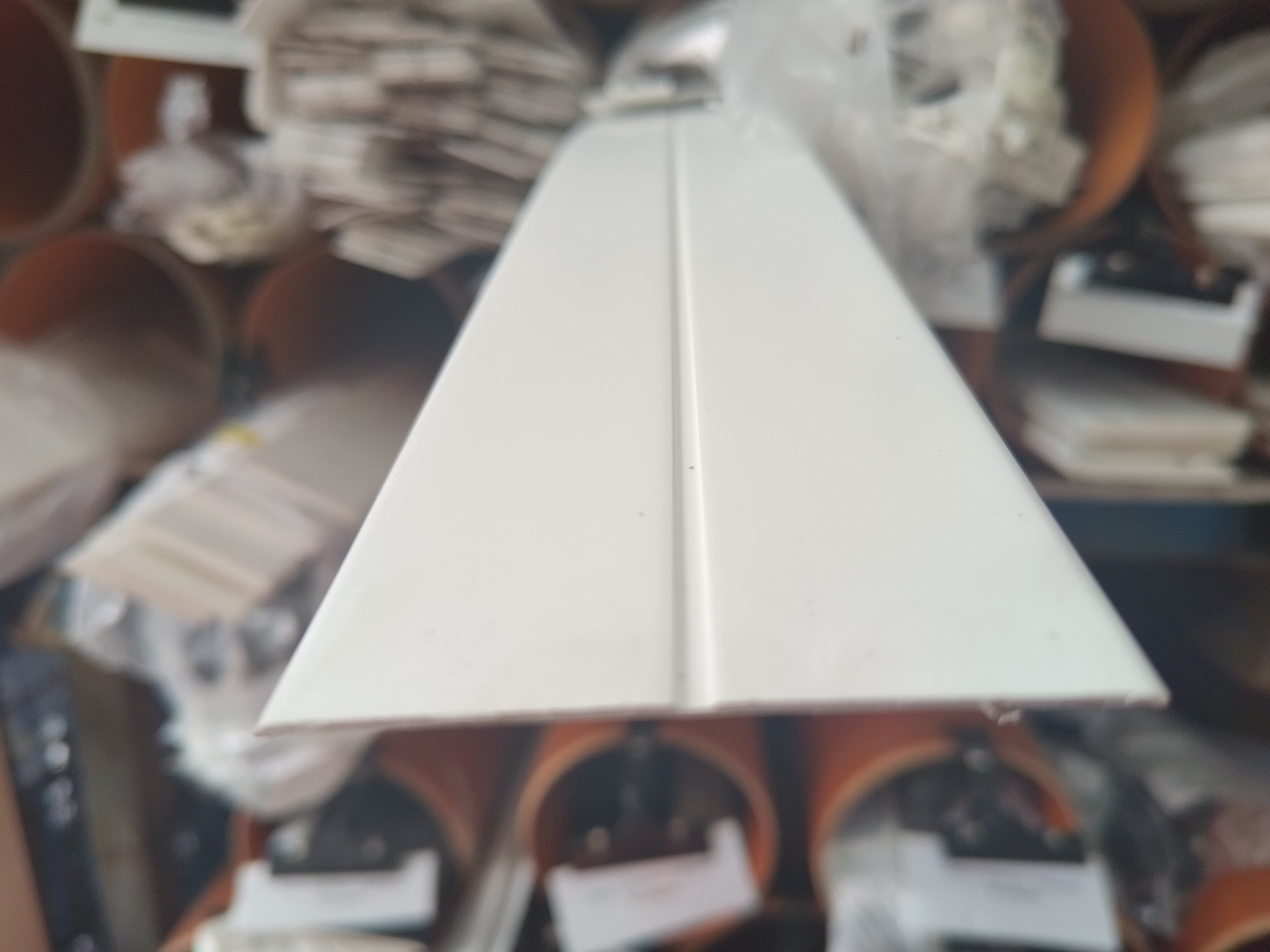 75mm Flexi-Angle White UPVC Trim 5mtr Length