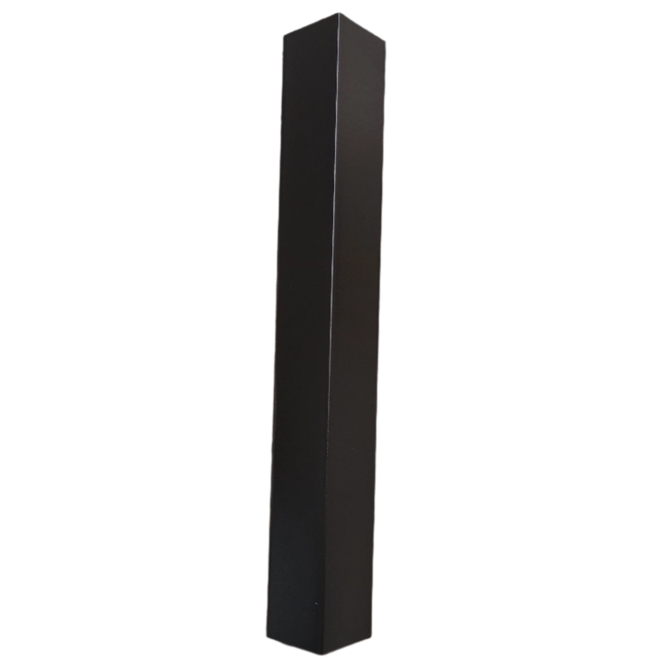 300mm Fascia Corner UPVC Black Woodgrain Foiled