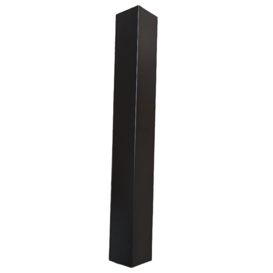 300mm Fascia Corner UPVC Black Woodgrain Foiled
