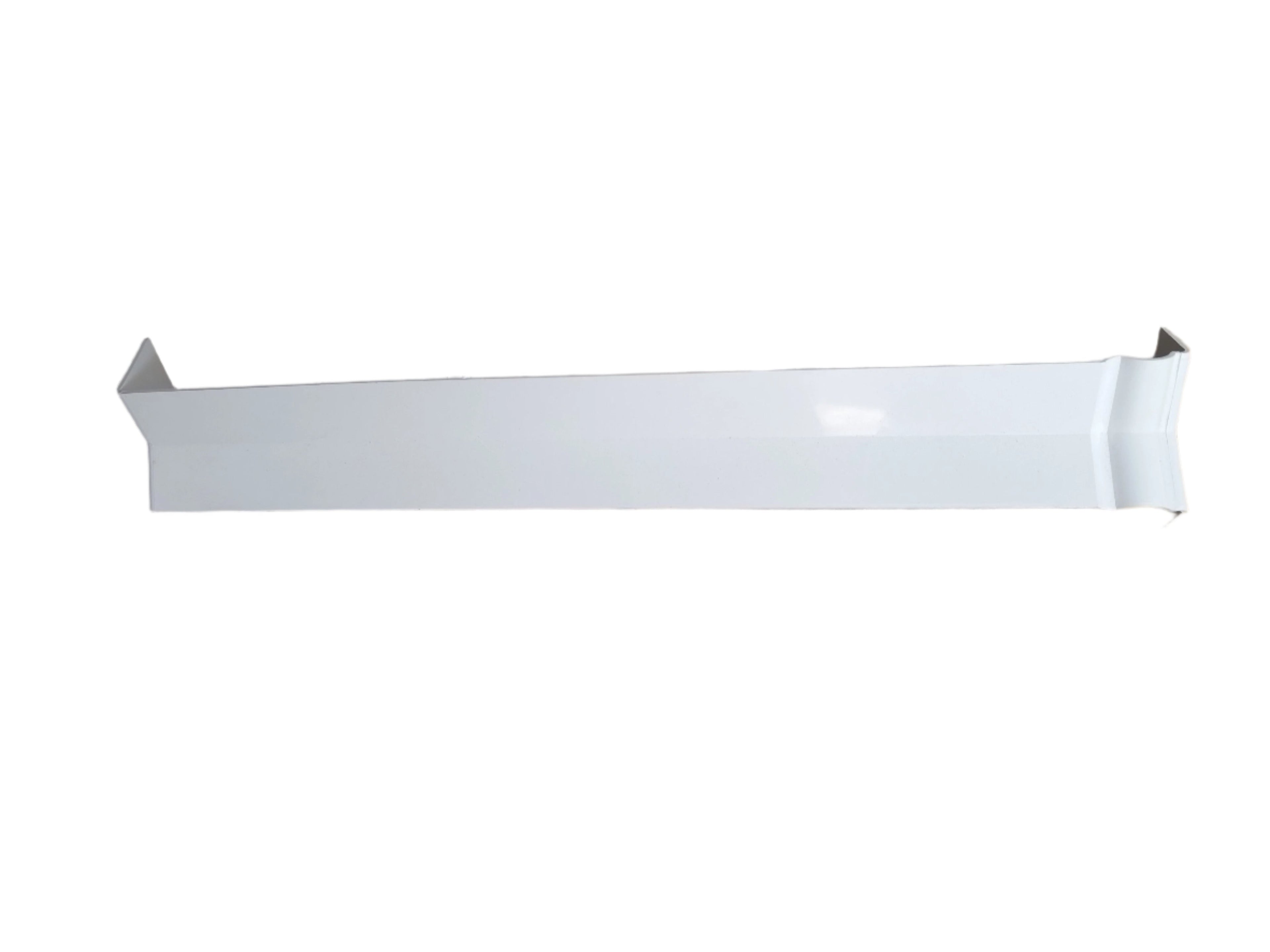 410mm Double Ended Fascia Internal Corner 135° Square/Ogee UPVC White