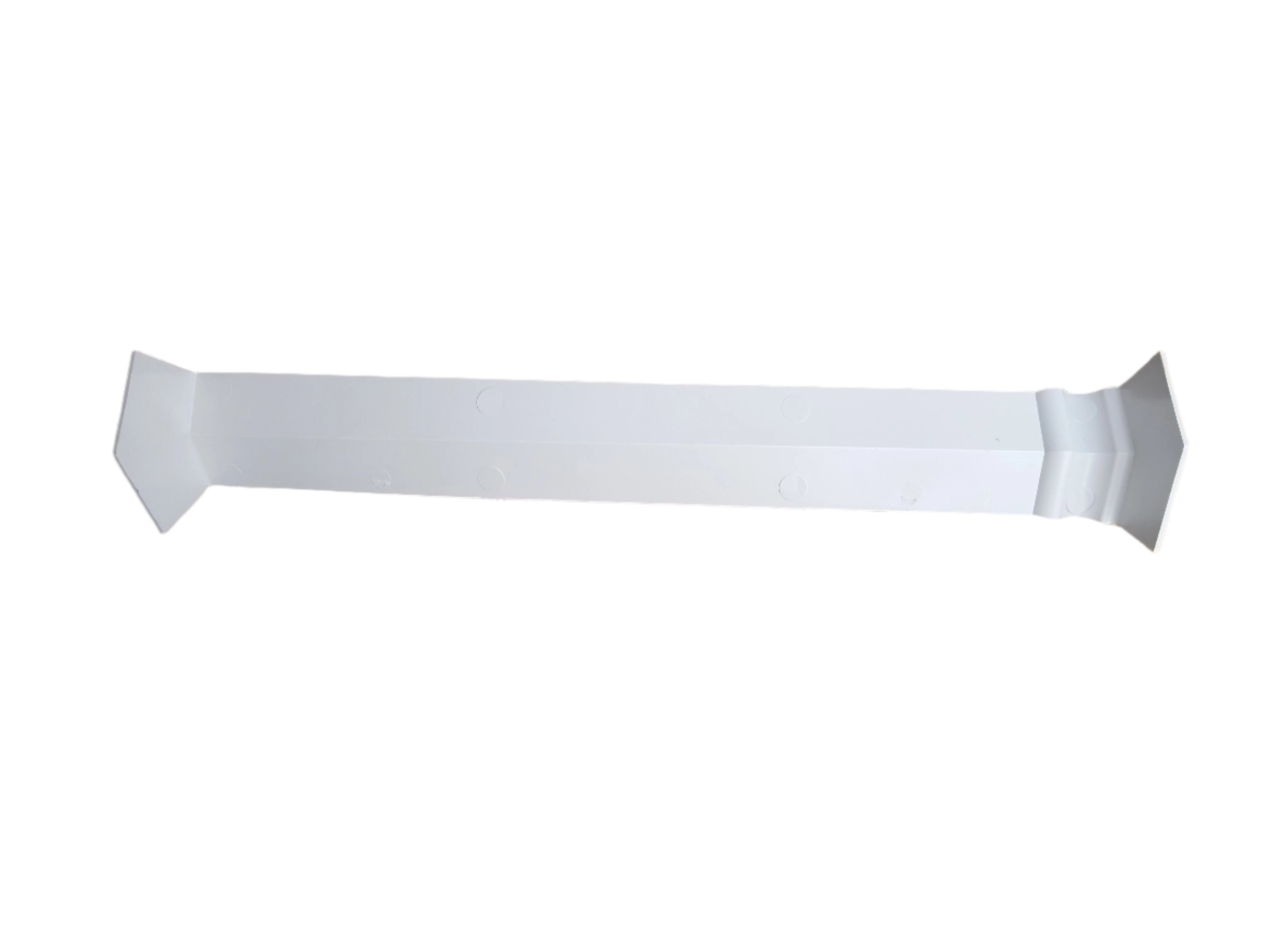 410mm Double Ended Fascia Internal Corner 135° Square/Ogee UPVC White