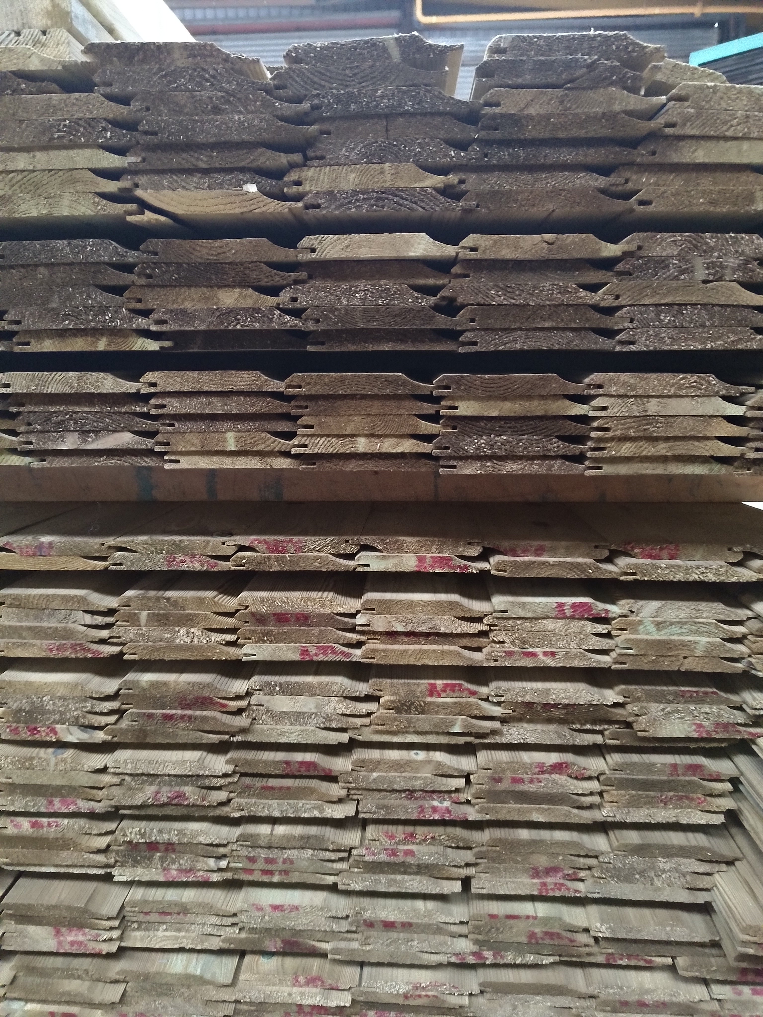 Shiplap T&G Timber Cladding Green Treated (European Redwood)