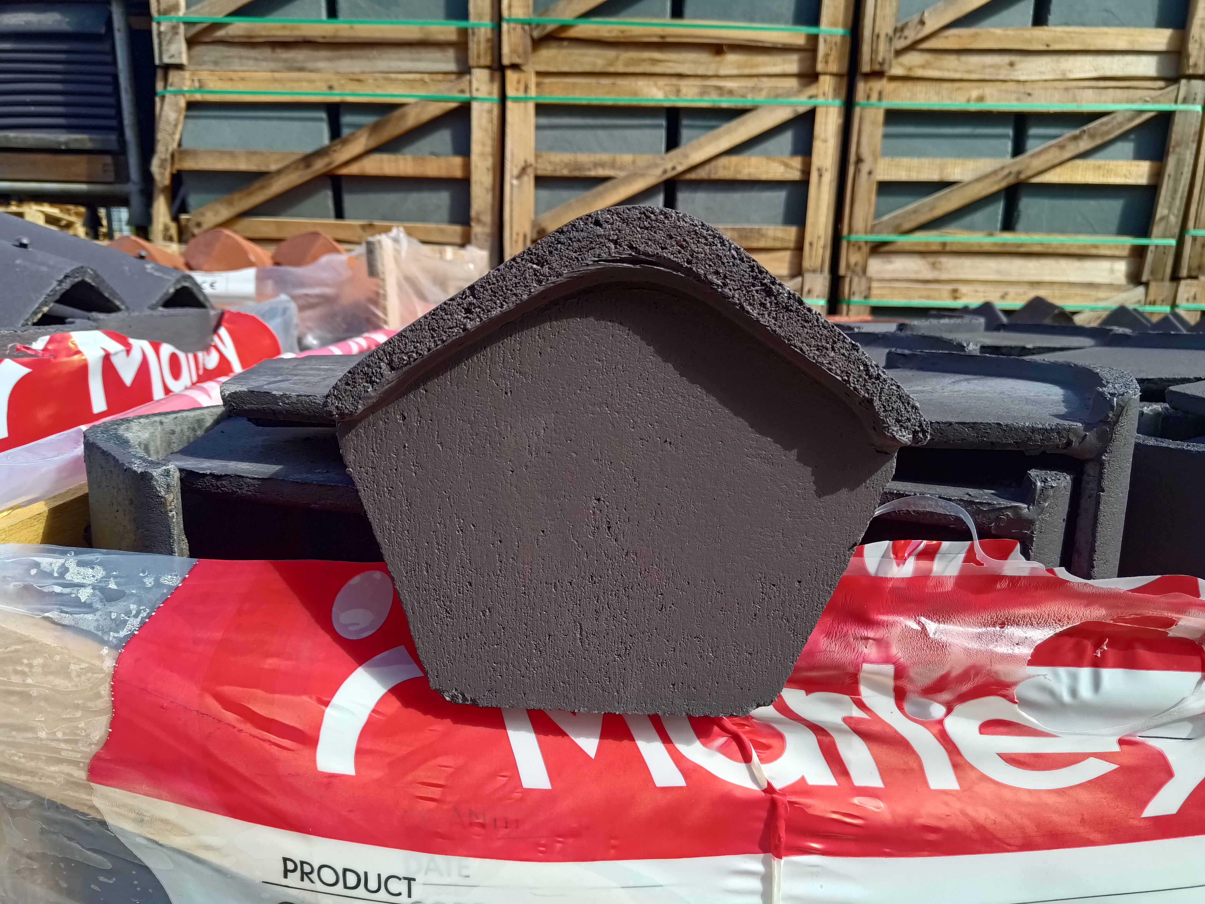 Marley Modern Block End Ridge Smooth Grey