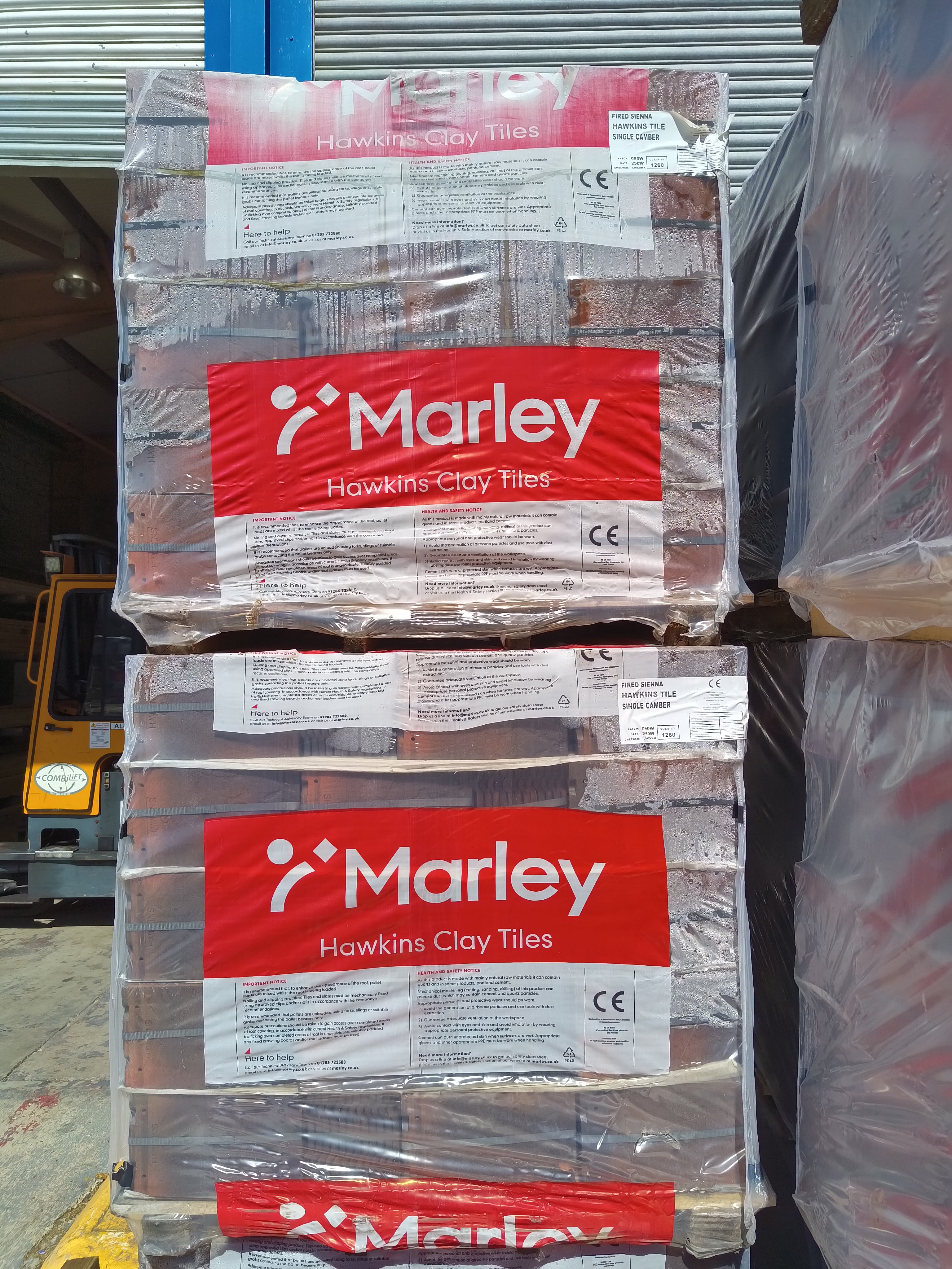 Marley Hawkins Fired Sienna Clay Plain Tile Pallet