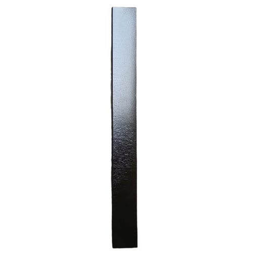 500mm Double Ended Fascia Corner UPVC Black Woodgrain Foiled