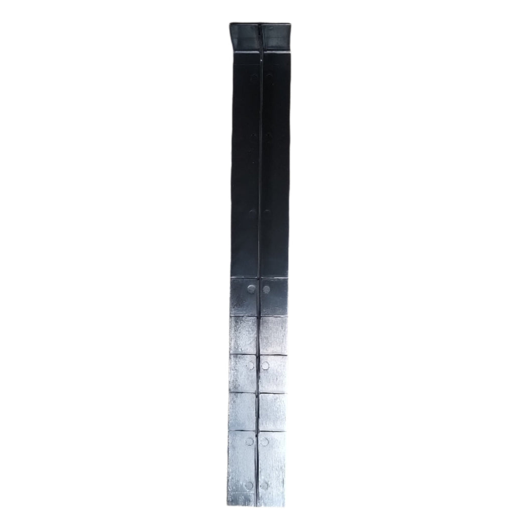 300mm Fascia Joiner UPVC Black Woodgrain Foiled