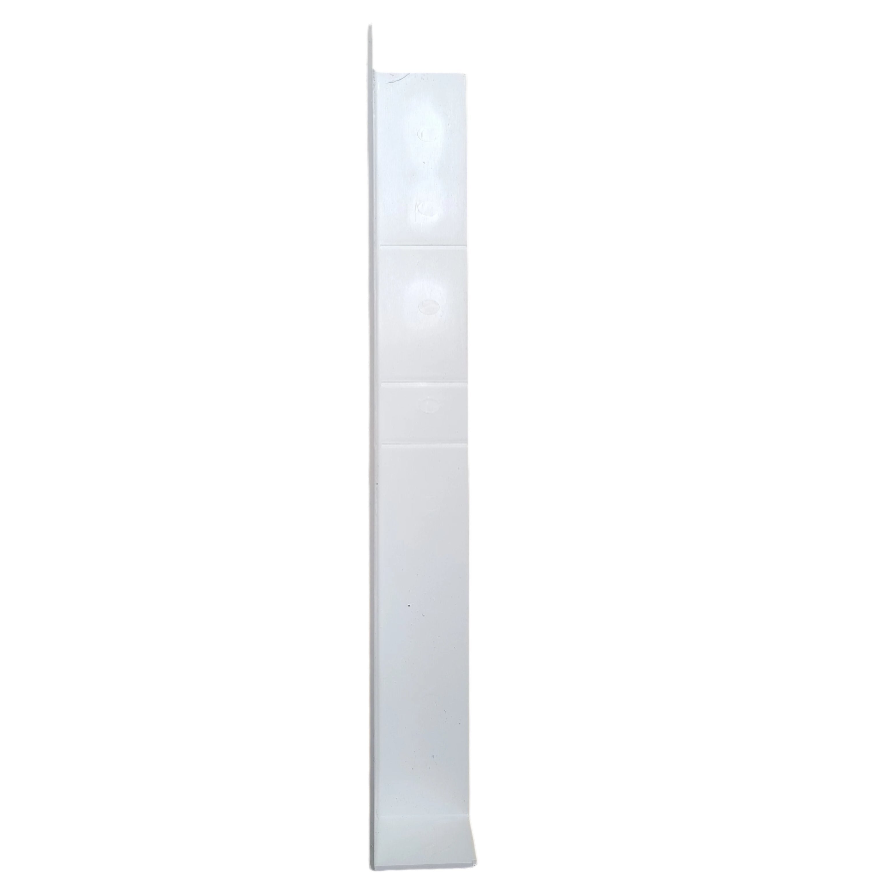 300mm Fascia Corner UPVC White