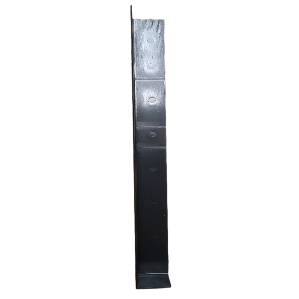 300mm Fascia Corner UPVC Black Woodgrain Foiled