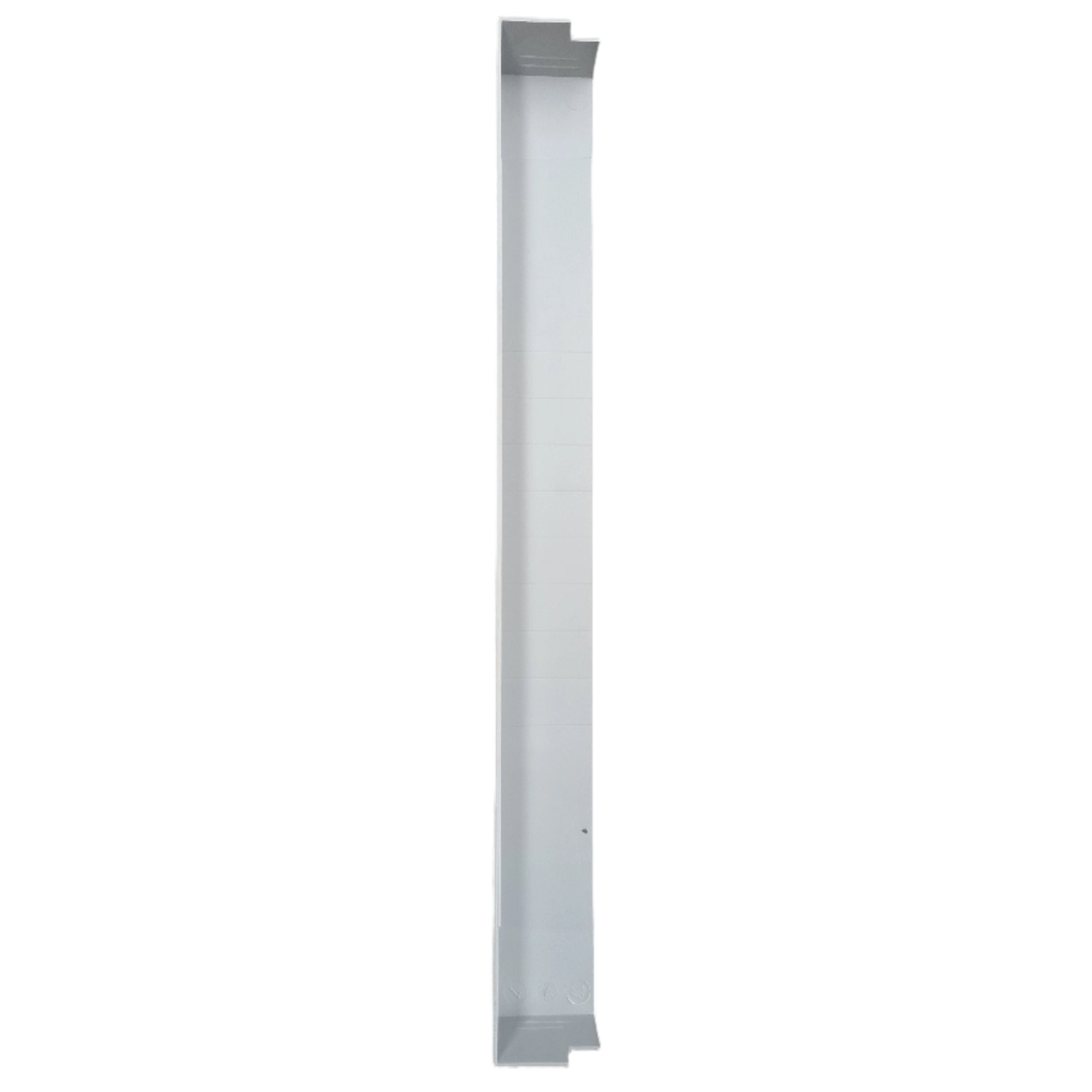 500mm Double Ended Fascia Corner UPVC Agate Grey (Painswick) Woodgrain Foiled