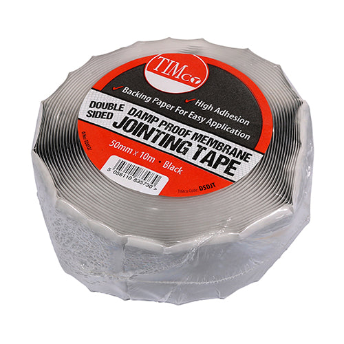 TIMCO Double Sided Damp Proof Membrane Jointing Tape 50mm x 10mtr