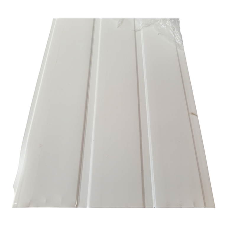 300mm UPVC Hollow Soffit Board 5mtr White