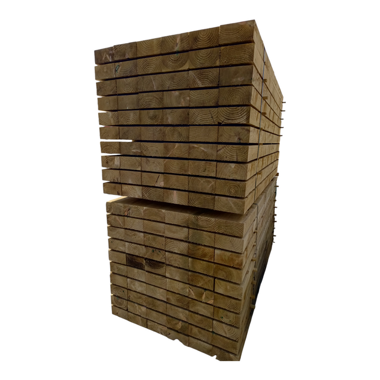 Unseasoned Green Treated Sleeper 100mm x 200mm x 2.4mtr