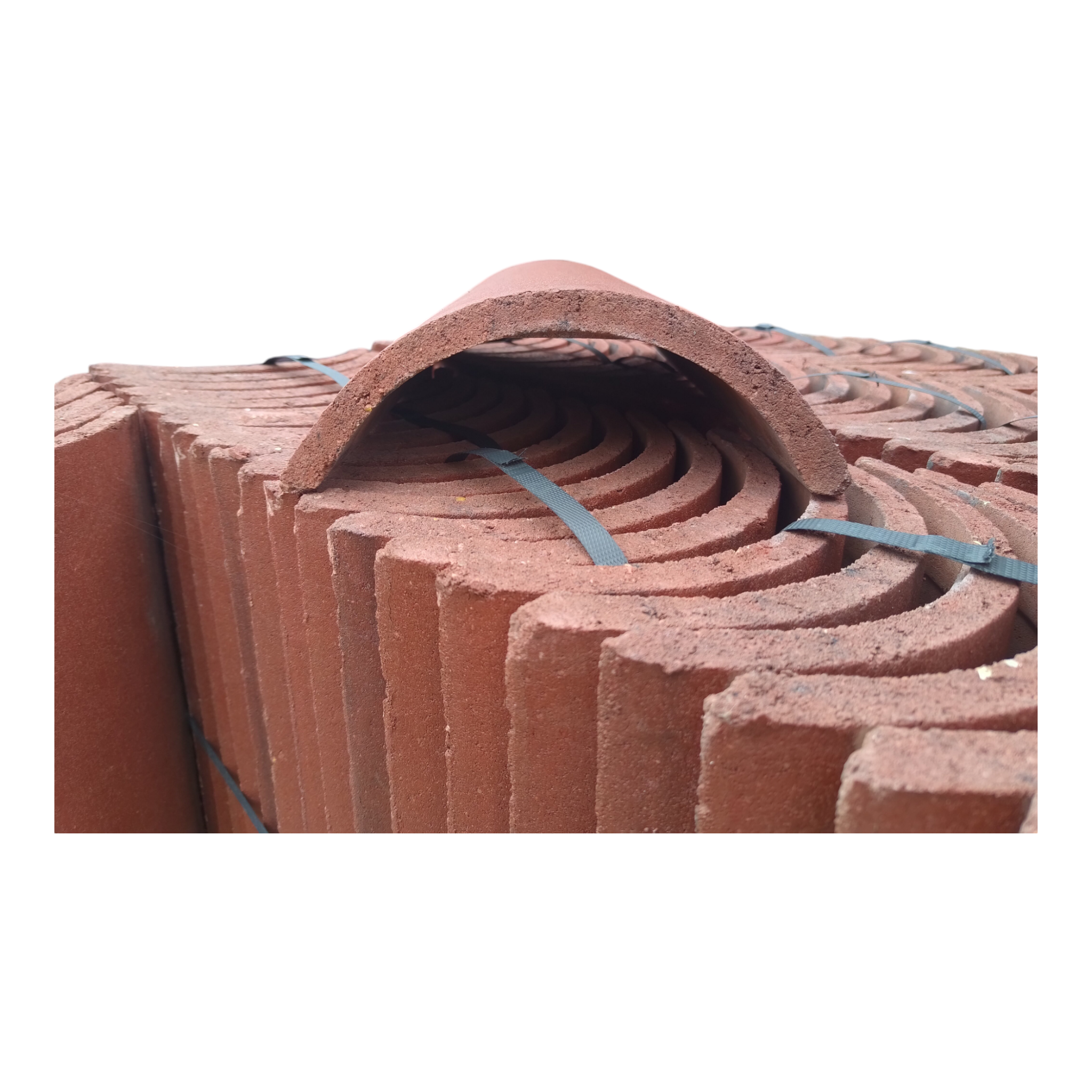 Marley Segmental Ridge Old English Dark Red