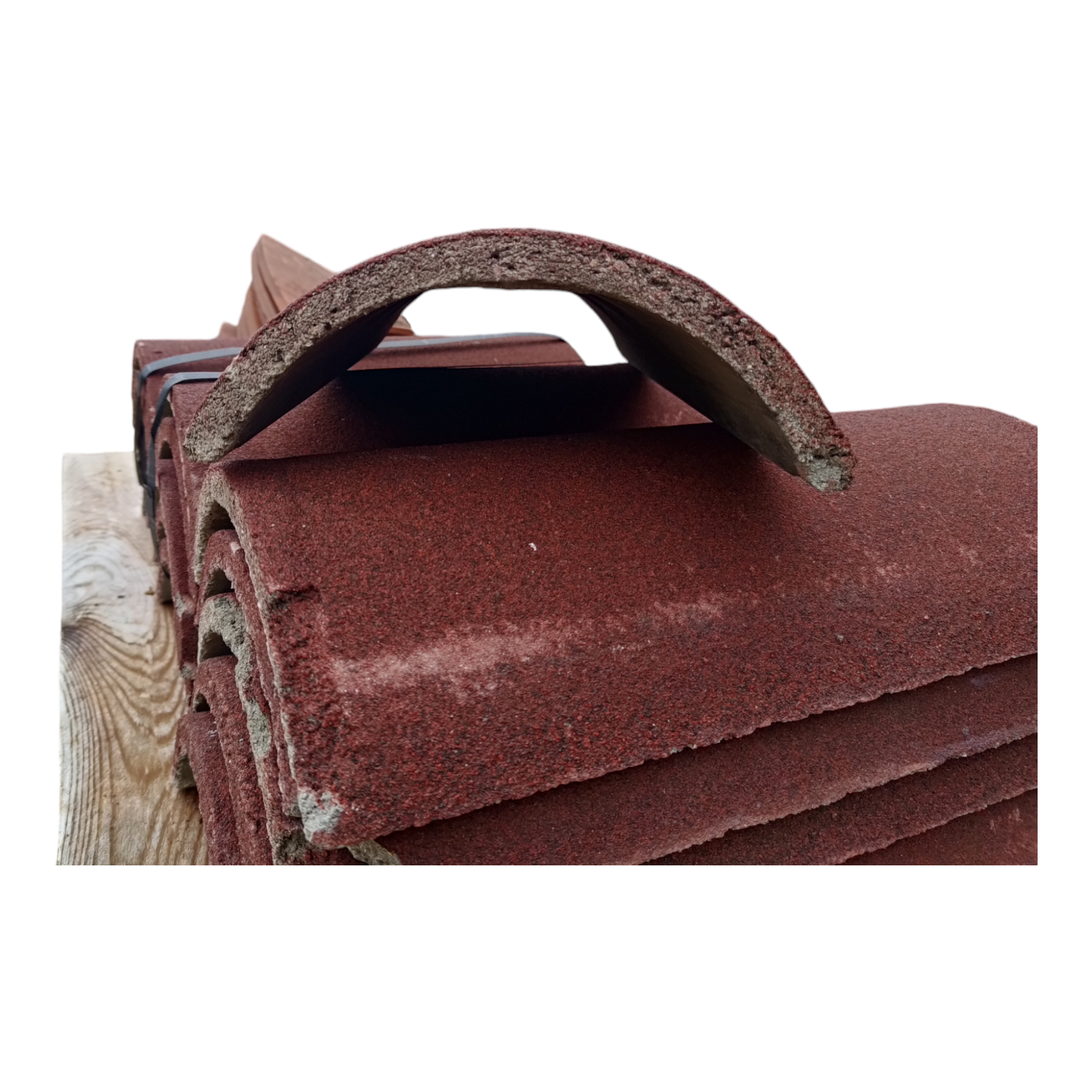 Marley Segmental Ridge Dark Red