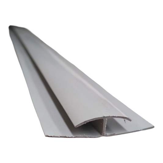 Universal UPVC Flat Board/Soffit Joiner 5mtr Light Grey Smooth