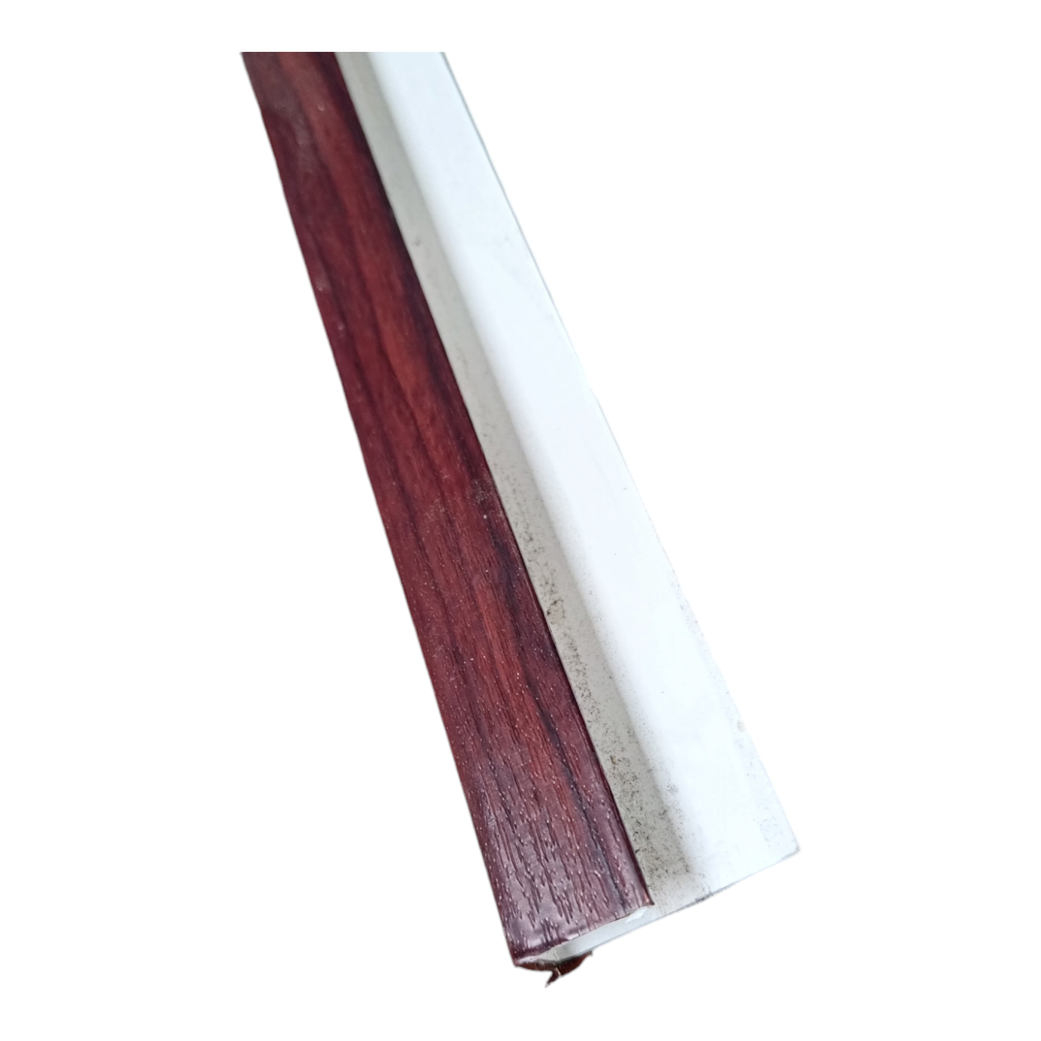 Hollow Soffit Starter Trim (J-Trim) 5mtr Rosewood Woodgrain Foiled
