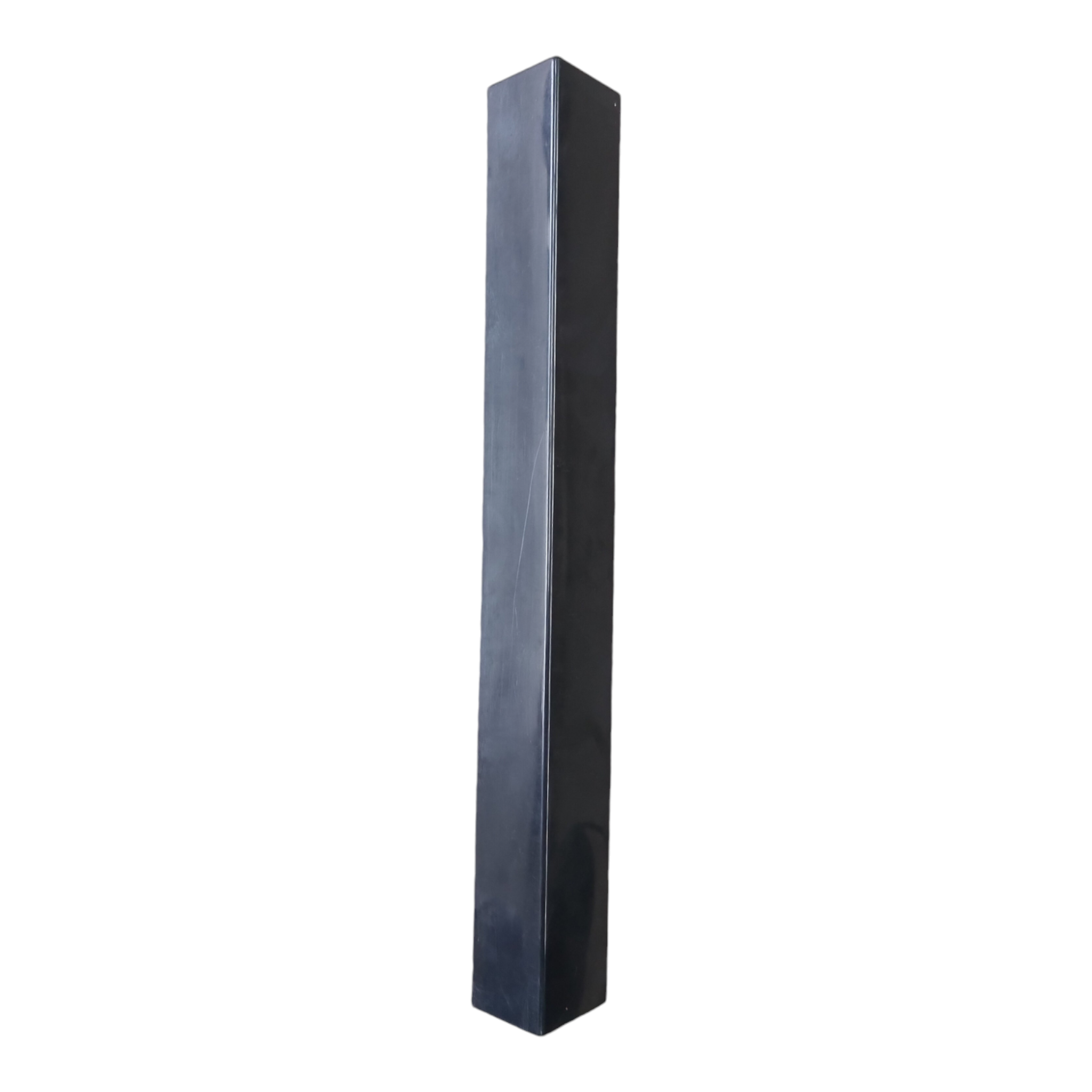 500mm Double Ended Fascia Corner UPVC Black Smooth