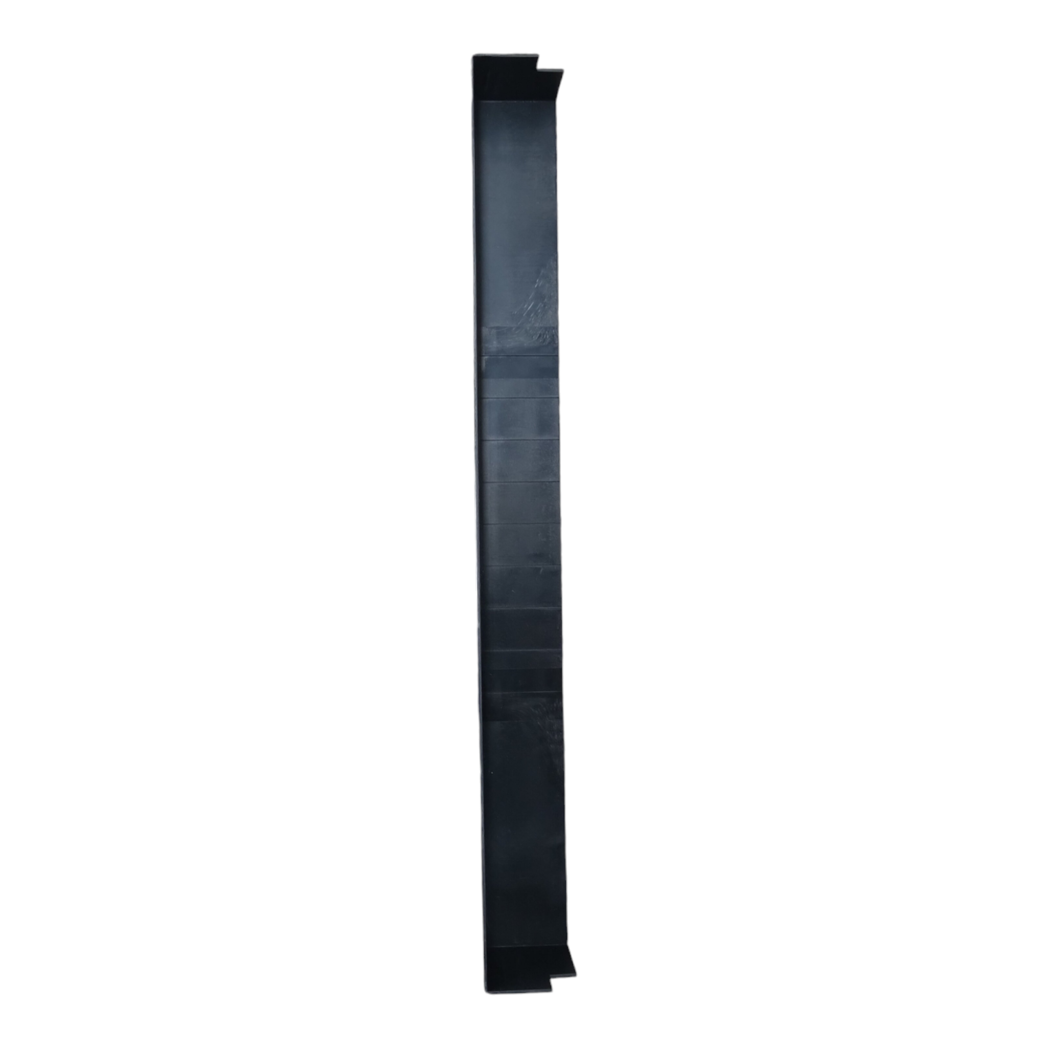 500mm Double Ended Fascia Corner UPVC Black Smooth