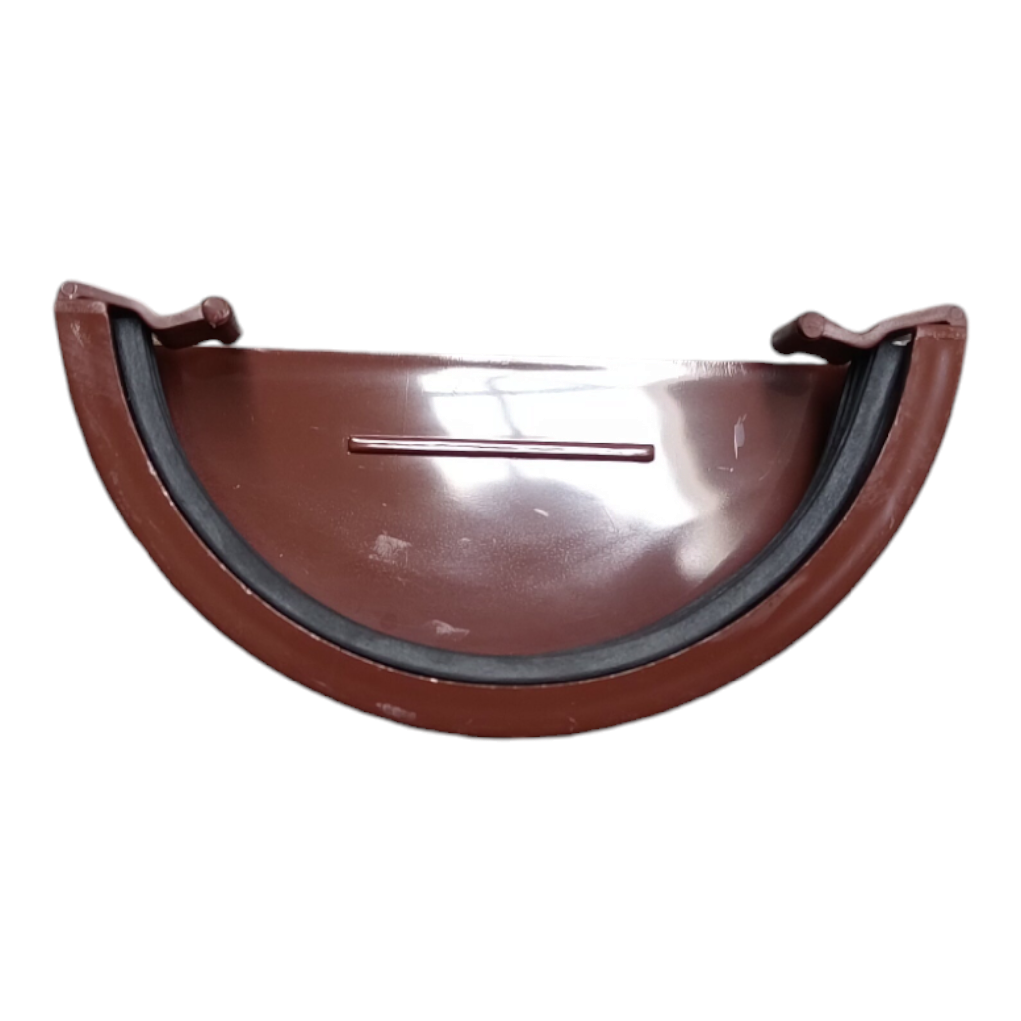 Half Round Brown Gutter & Ancillaries