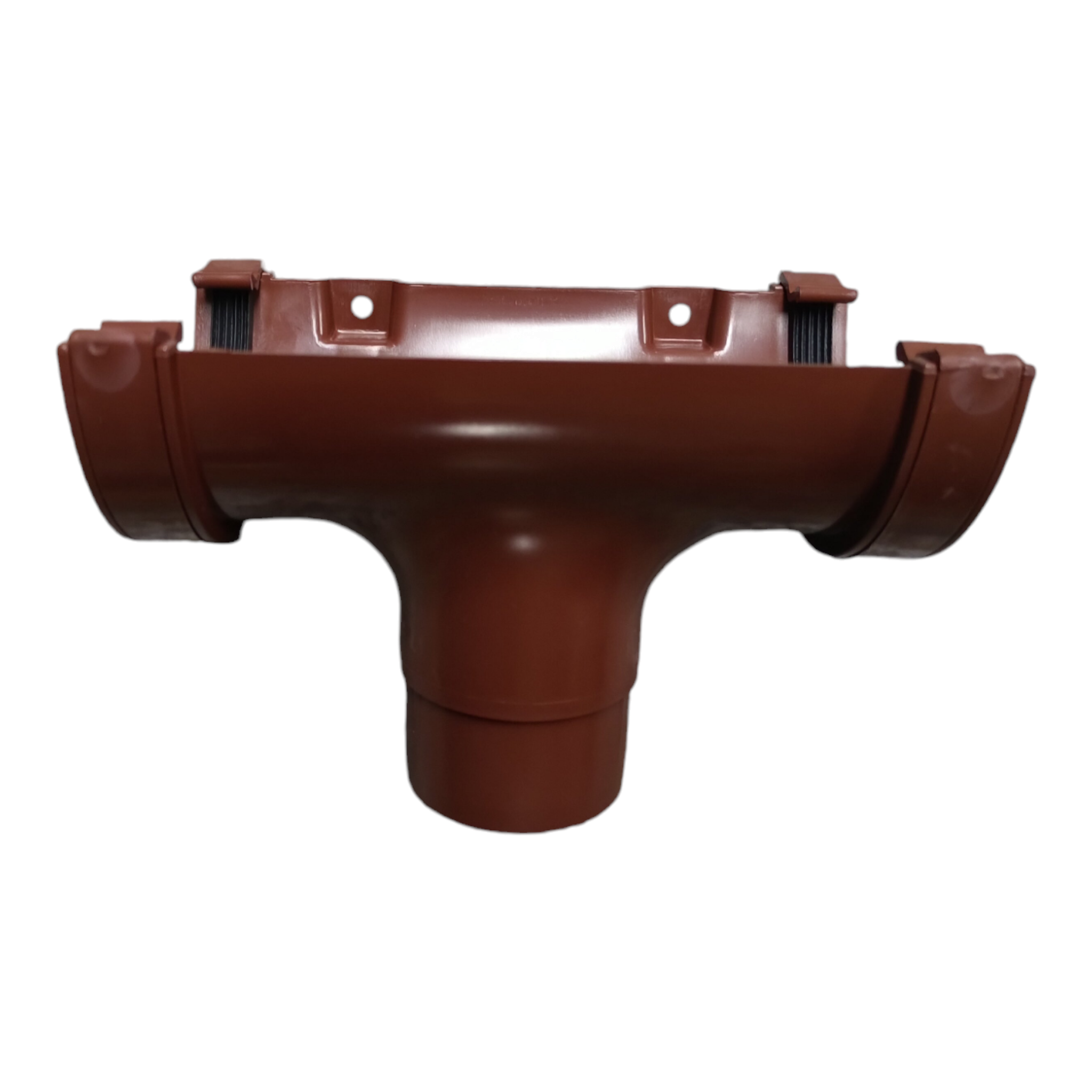 Half Round Brown Gutter & Ancillaries