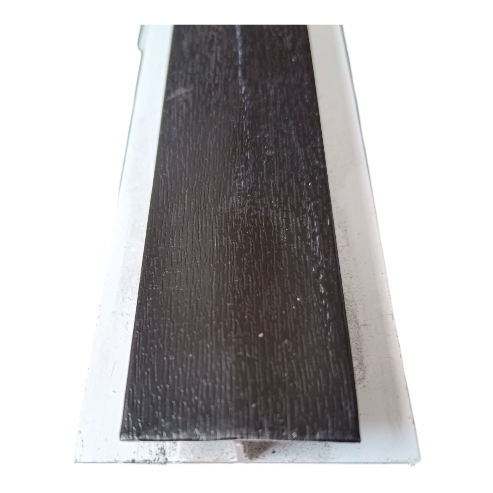 Universal UPVC Flat Board/Soffit Joiner 5mtr Black Woodgrain Foiled
