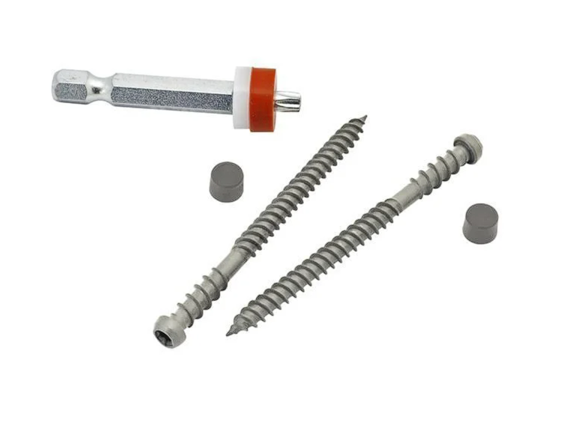 Hidden Decking Fasteners Stone Grey (Box of 100) – Roofstore P&P Ltd