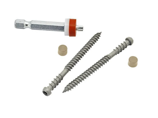 Hidden Decking Fasteners Teak (Box of 100)