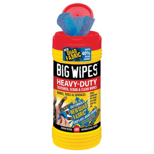 BigWipes Heavy-Duty Pro+ Antiviral Wipes (Tub 80)