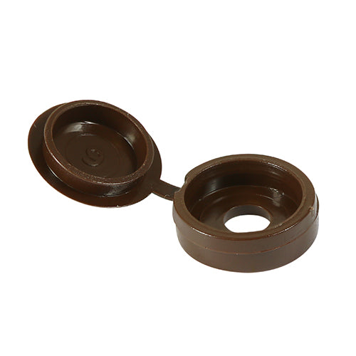 Screw Cap 5-6mm Brown (Pack Of 50)