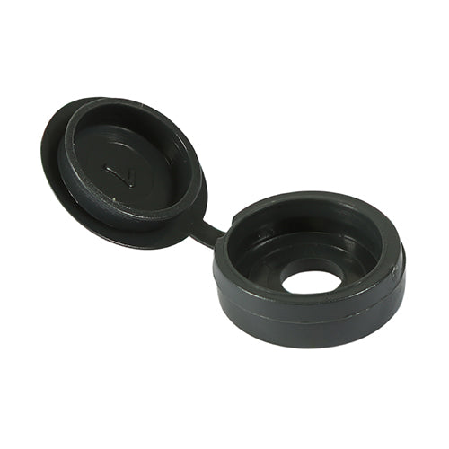 Screw Cap 5-6mm Dark Grey (Pack Of 50)