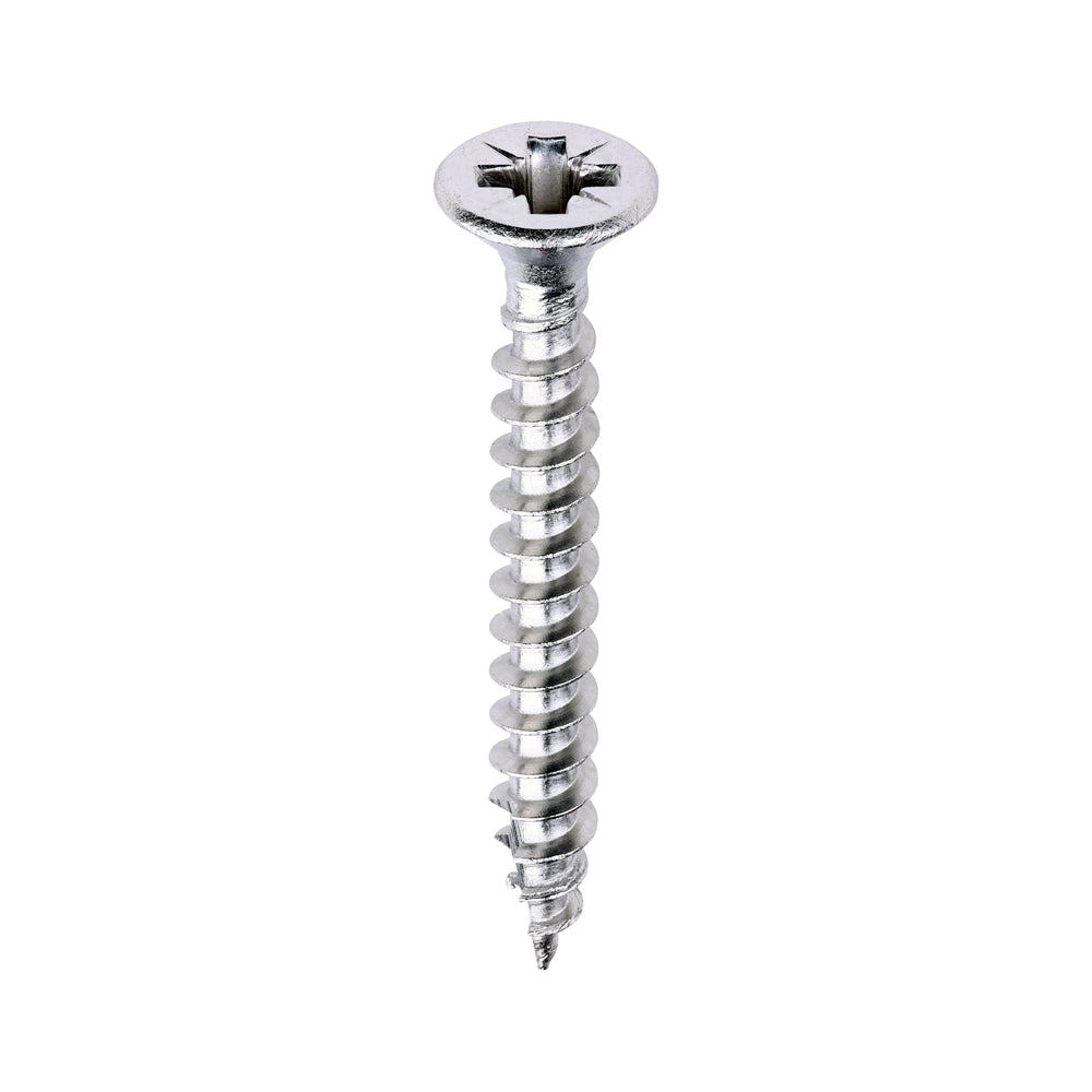 Stainless Steel Countersunk Woodscrew 4mm x 30mm (Box Of 200)