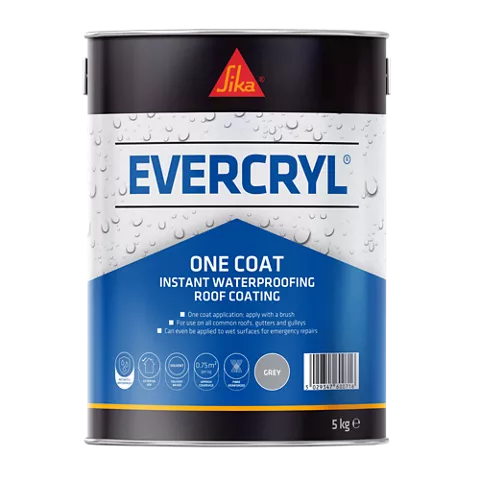 Evercryl Fibre-Acrylic One Coat Roof Repair - Grey