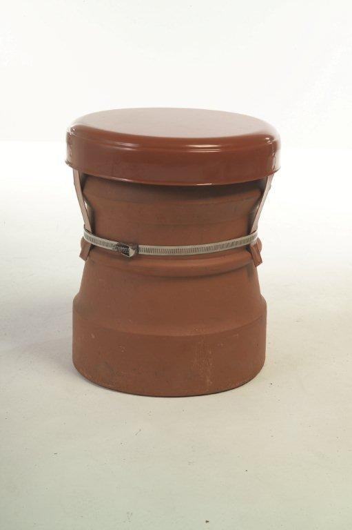 Metal Red Chimney Capper Cowl