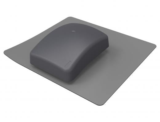 Cowled Universal Roof Vent Grey