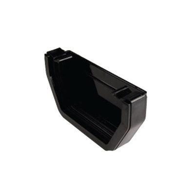 Kayflow Square Black Gutter Stop End