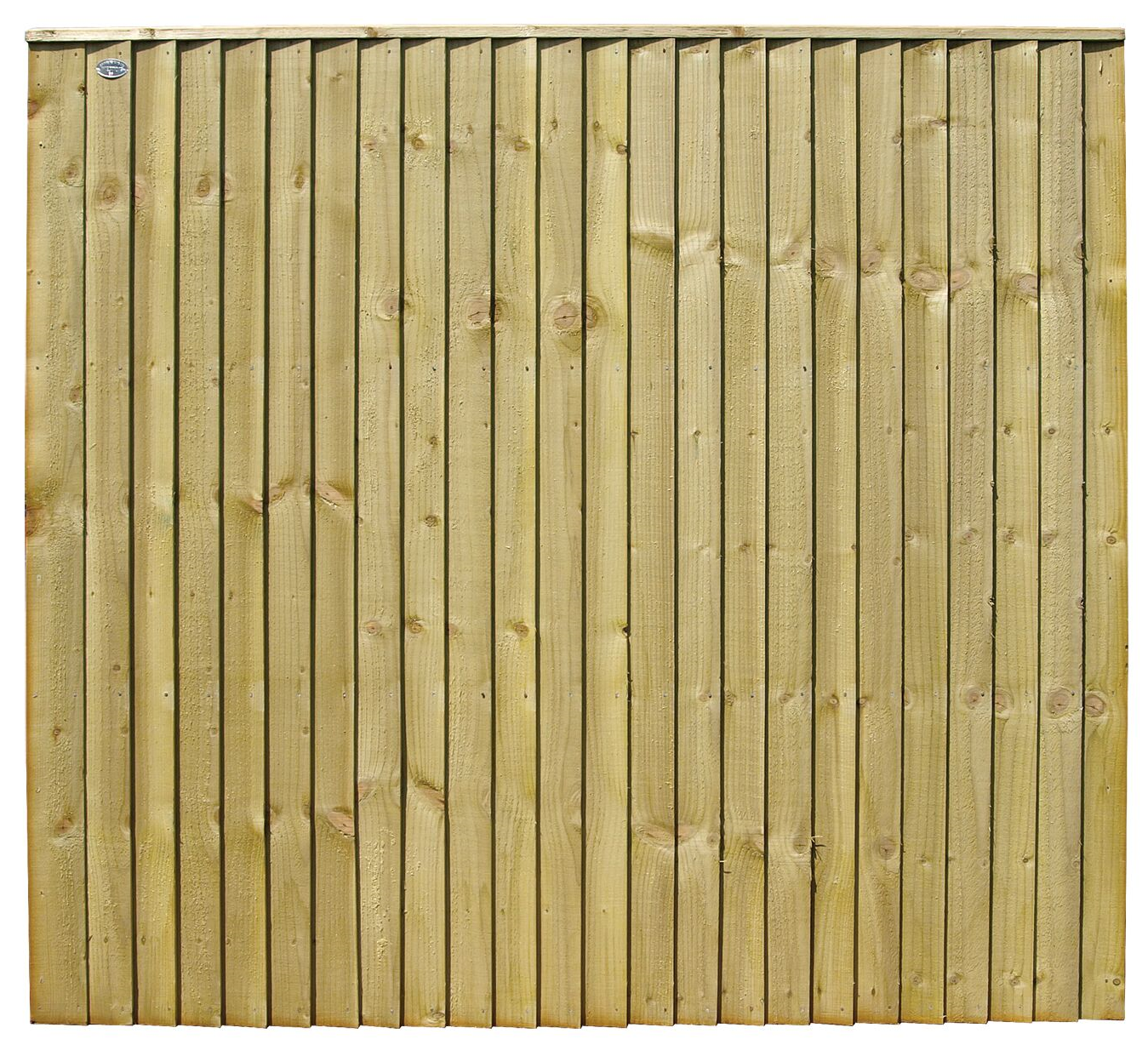 Fencing Panel FeatherEdge Fully Framed Green