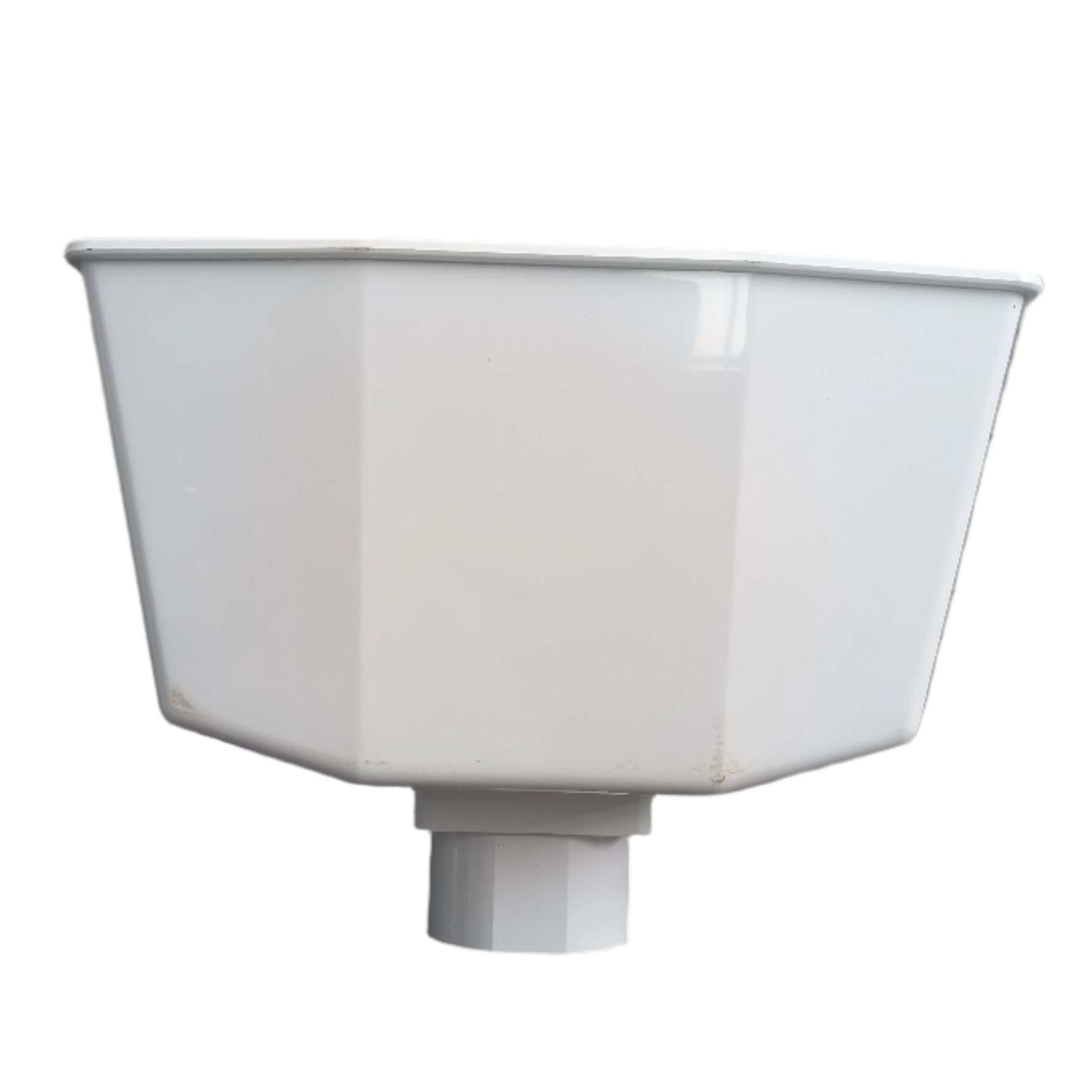 Round White Downpipe & Ancillaries