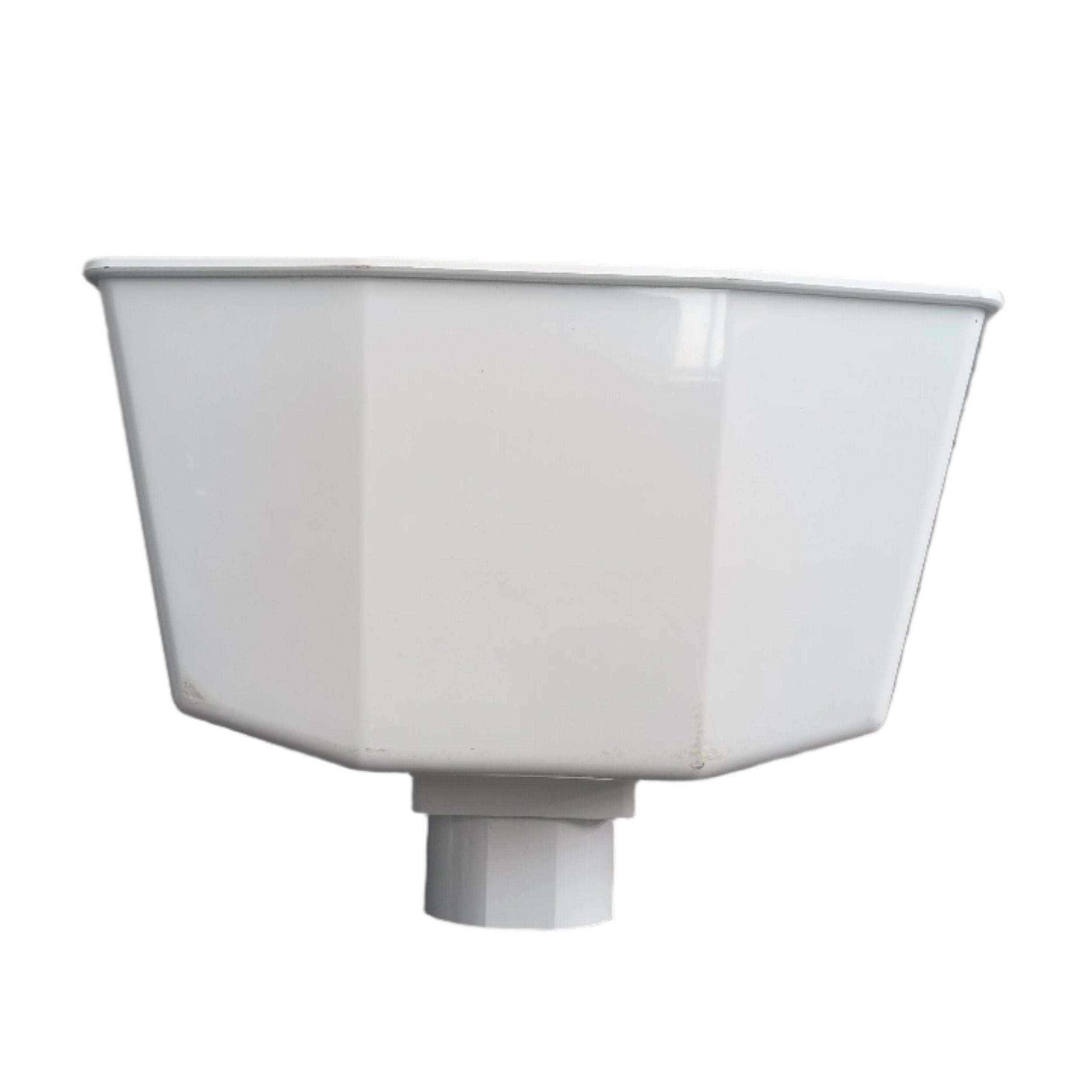 Square White Downpipe & Ancillaries