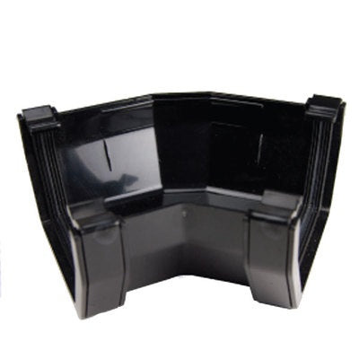 Kayflow Square Black Gutter 135 Degree Corner