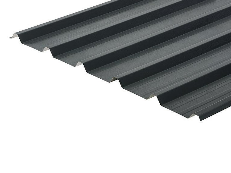Box Profile 32/1000 Sheets Plastisol Coated Anthracite Grey 0.5mm