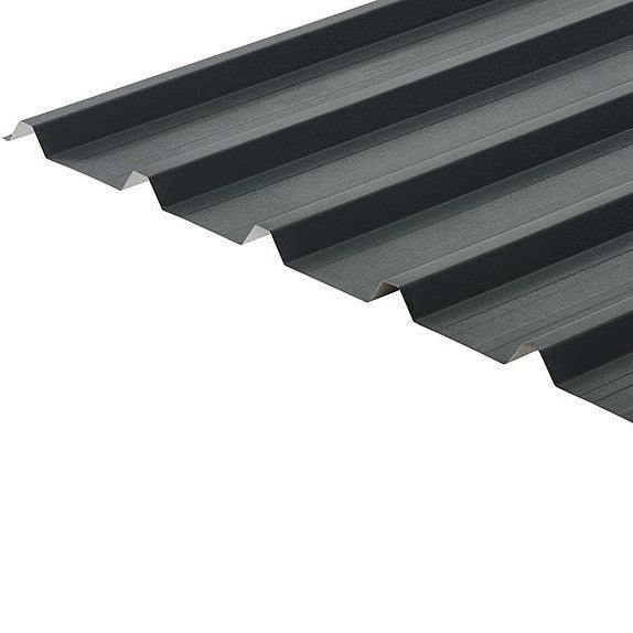 Box Profile 32/1000 Sheets Plastisol Coated Anthracite Grey 0.5mm