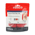 Timco Premium Plastic Red Plugs
