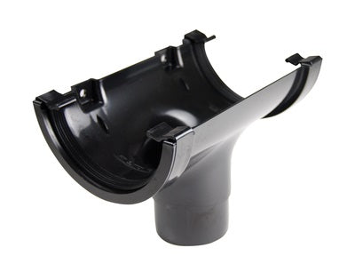 Kayflow Half Round Black Gutter Running Outlet