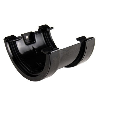 Kayflow Half Round Black Gutter Union
