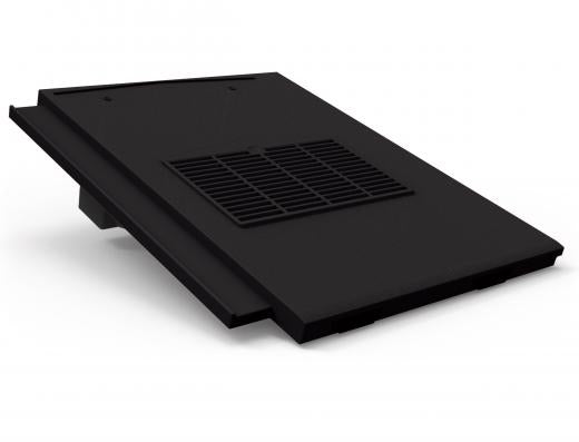 Thin Leading Edge Tile Vent Black