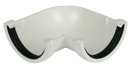 Half Round White Gutter & Ancillaries
