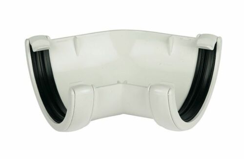 Half Round White Gutter & Ancillaries